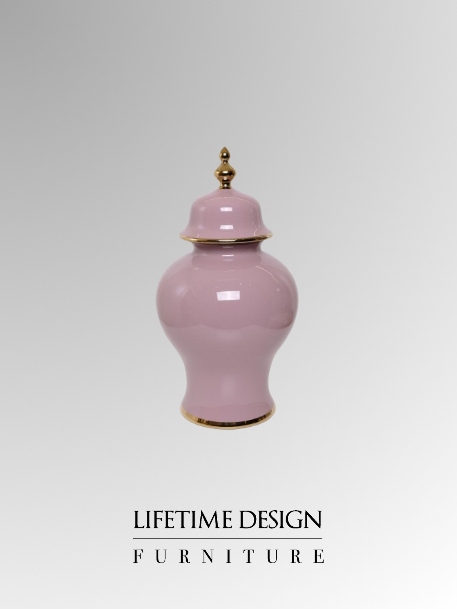 YOLLA VASE PURPLE D22X40CM