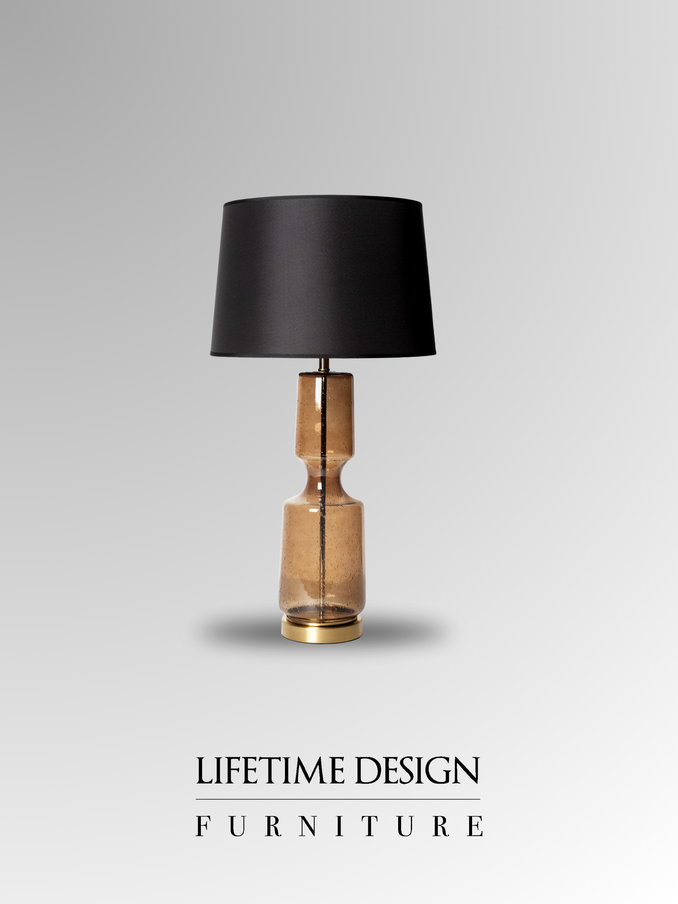 TABLE LAMP ARCADIA BROWN