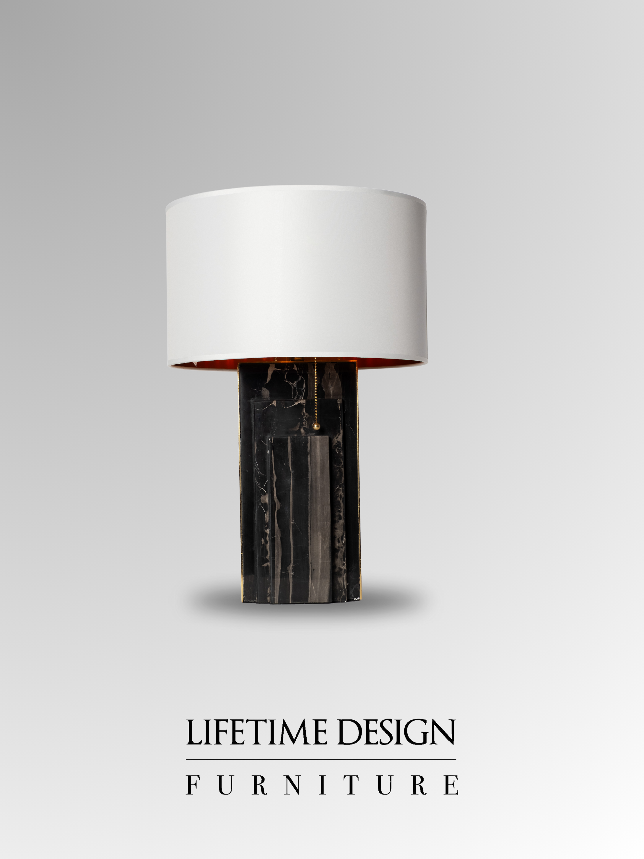 TABLE LAMP ALPINE BLACK