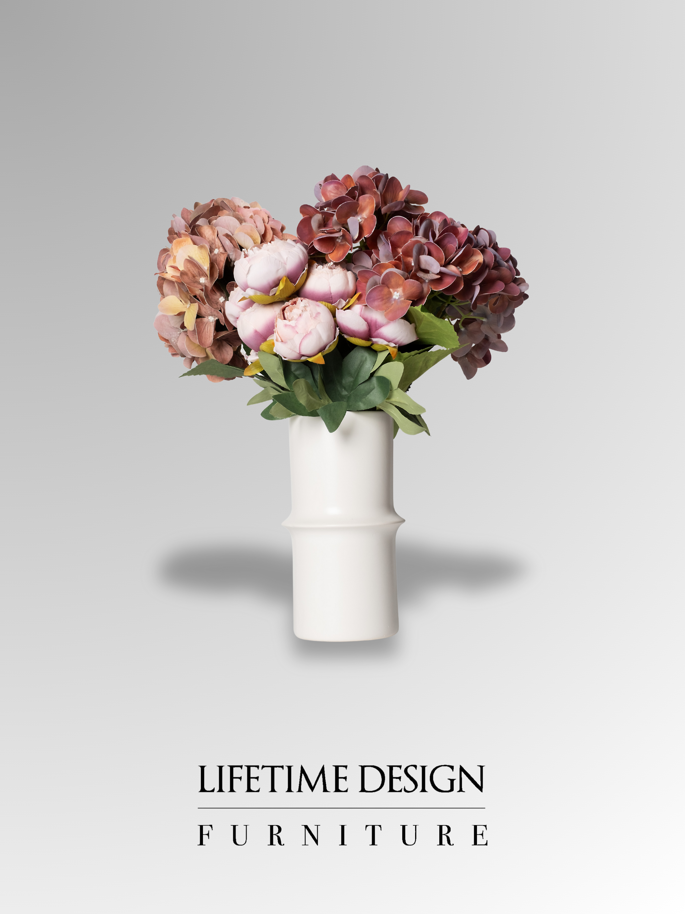 VASE WHITE LONG